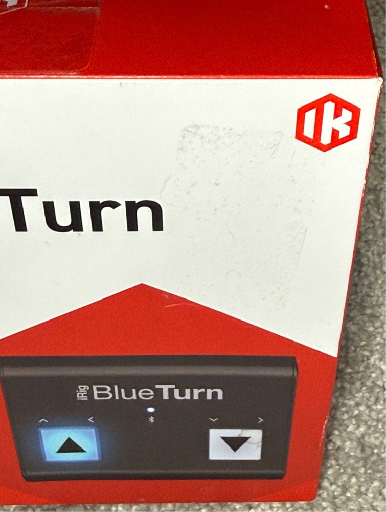 IK Multimedia iRig BlueTurn Bluetooth Page Turner For Iphone, Ipad, Mac, Android