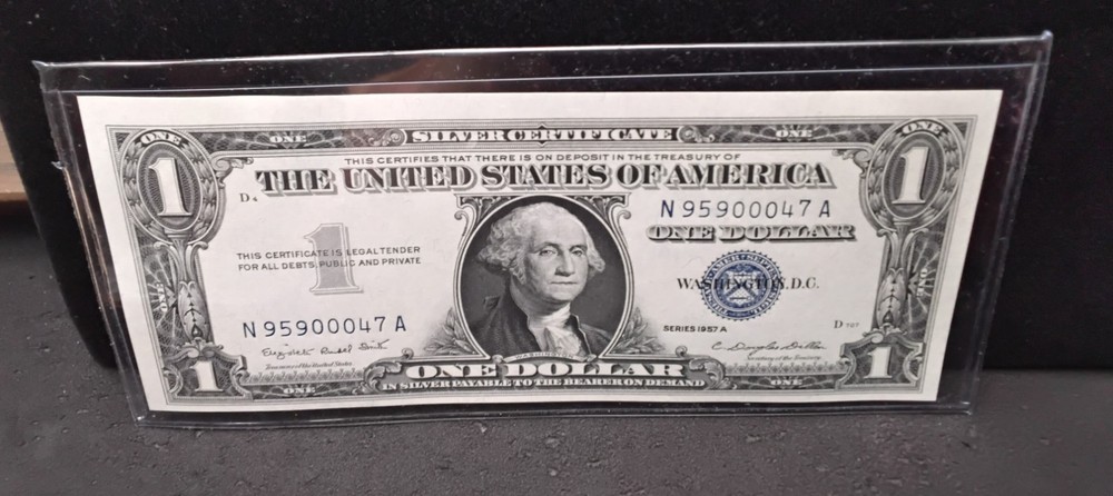 1957-A U.S. $1 SILVER CERTIFICATE    047A