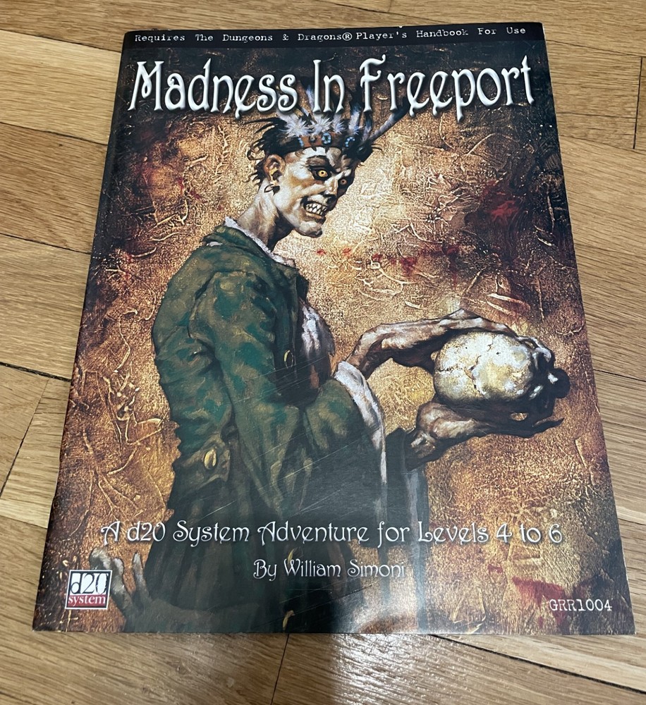 Dungeons & Dragons Madness in Freeport D20 Green Ronin