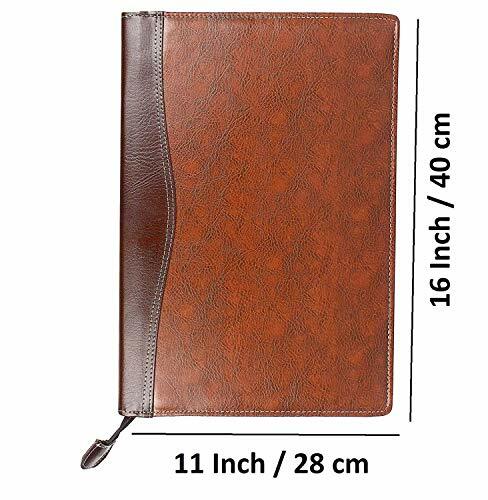 SecretDen Leatherette File Folders, Document Folder for Certificates, Size: B4