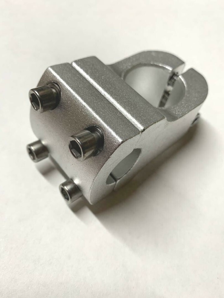 Bicycle Chopper Fork Stem Silver for 7/8" Handlebar  x 1-1/8" Steering Tube