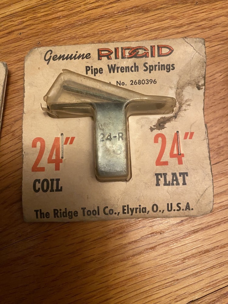 rigid 2680396 24” Wrench spring and Flat