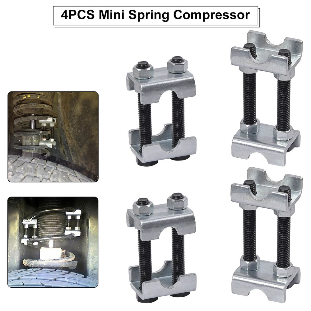 4pc Set 2-Way Adjustable Lift Or Lower Spring Spacer Coil Spring Compressor