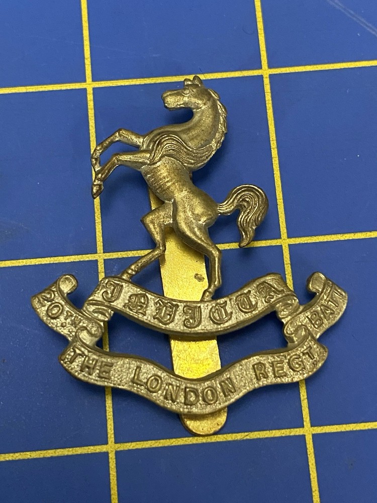 20TH BN BLACKHEATH & WOOLWICH BRITISH CAP BADGE
