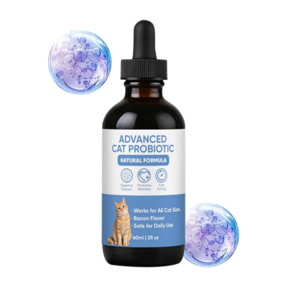 Advanced Cat Probiotic Drops – Digestive Support for Cats 60ml