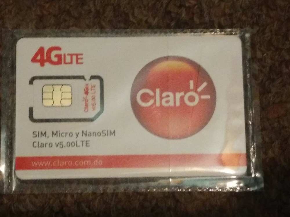 CLARO Dominican Republic + REFILL + LIMITED DATA / NO SIM CARD !