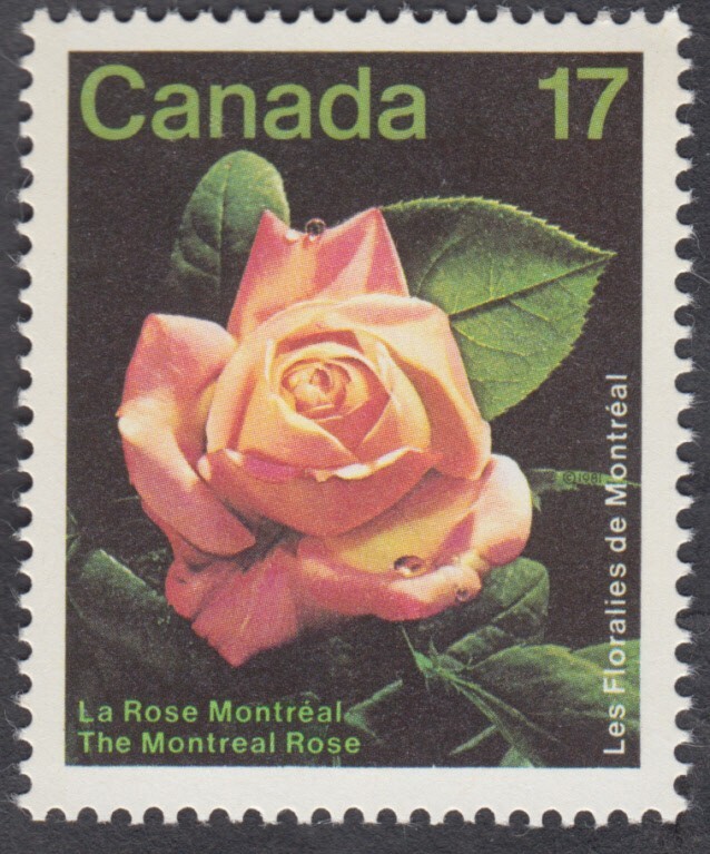 Canada - #896 Montreal Rose - MNH