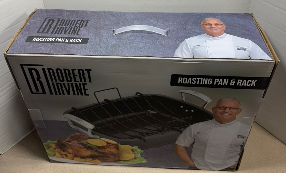 Robert Irvine Roasting Pan & Rack