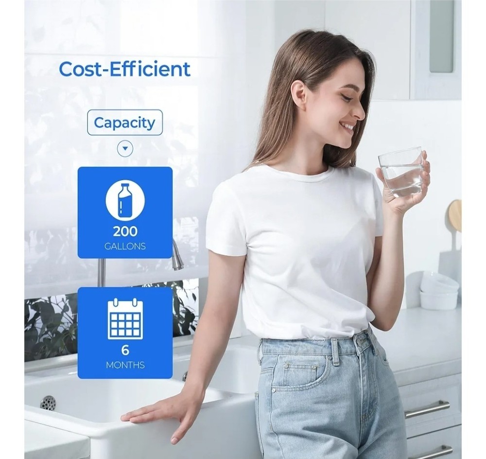 RWFDISP & RWFIC Water Filter Replacement, Compatible W Viking Built-in...2 PACK