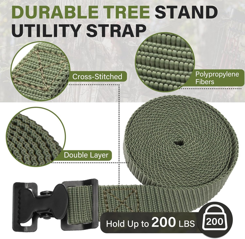 Tree Stand Utility Straps for Summit Viper Climber, Hang on Treestand Stabilizer