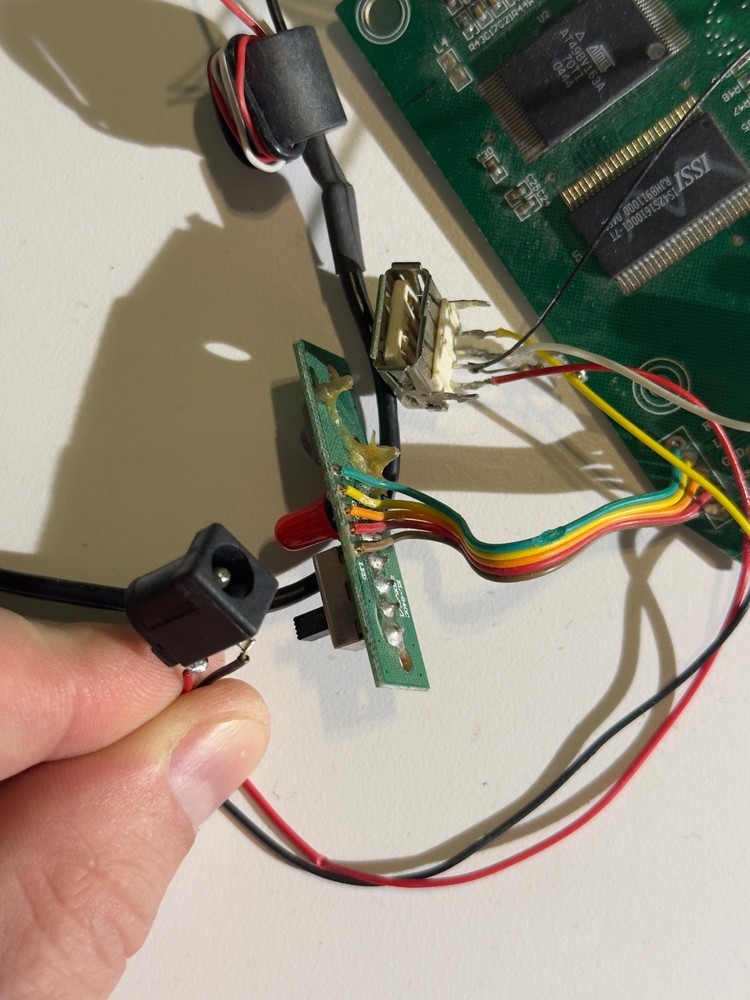 Commodore 64 C64 Hummer DTV Bare Board Modded USB 5V Cables Working