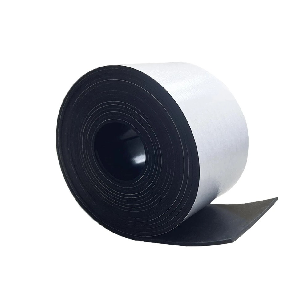 Solid Rubber Sheet with Adhesive 1/16 .062" Thick X 2" Wide X 10'Long Solid R...