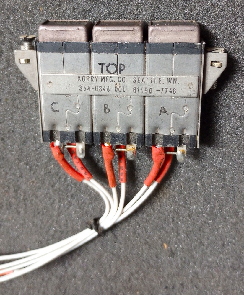 354-0844-001 - Korry Mfg. DME Switch - Used