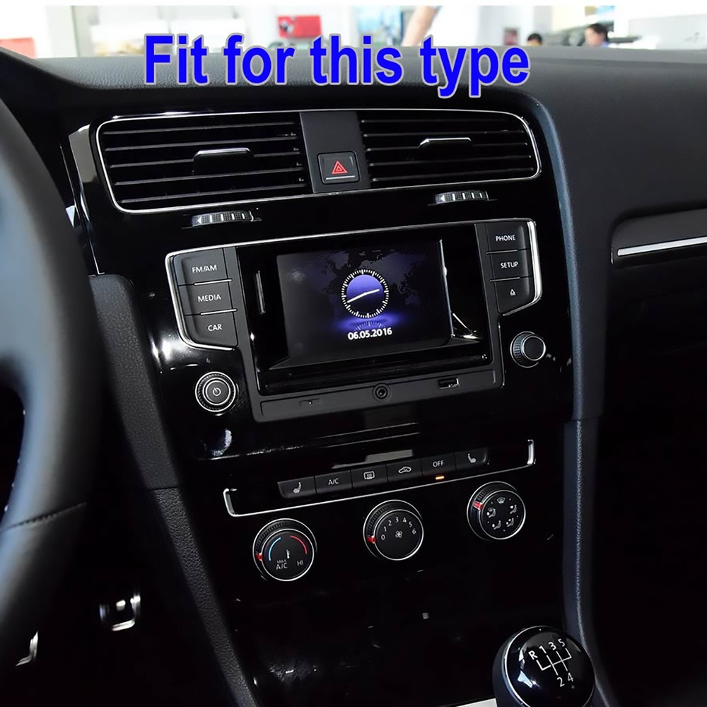 6.9'' LCD Digital AC Heater Temperature Climate Control Panel For VW Golf 7 GTI