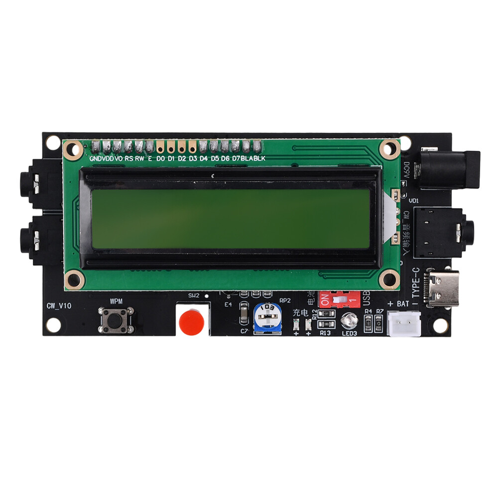 LCD1602 Ham Radio Essential CW Decoder Morse Code Reader Translator Decoder New