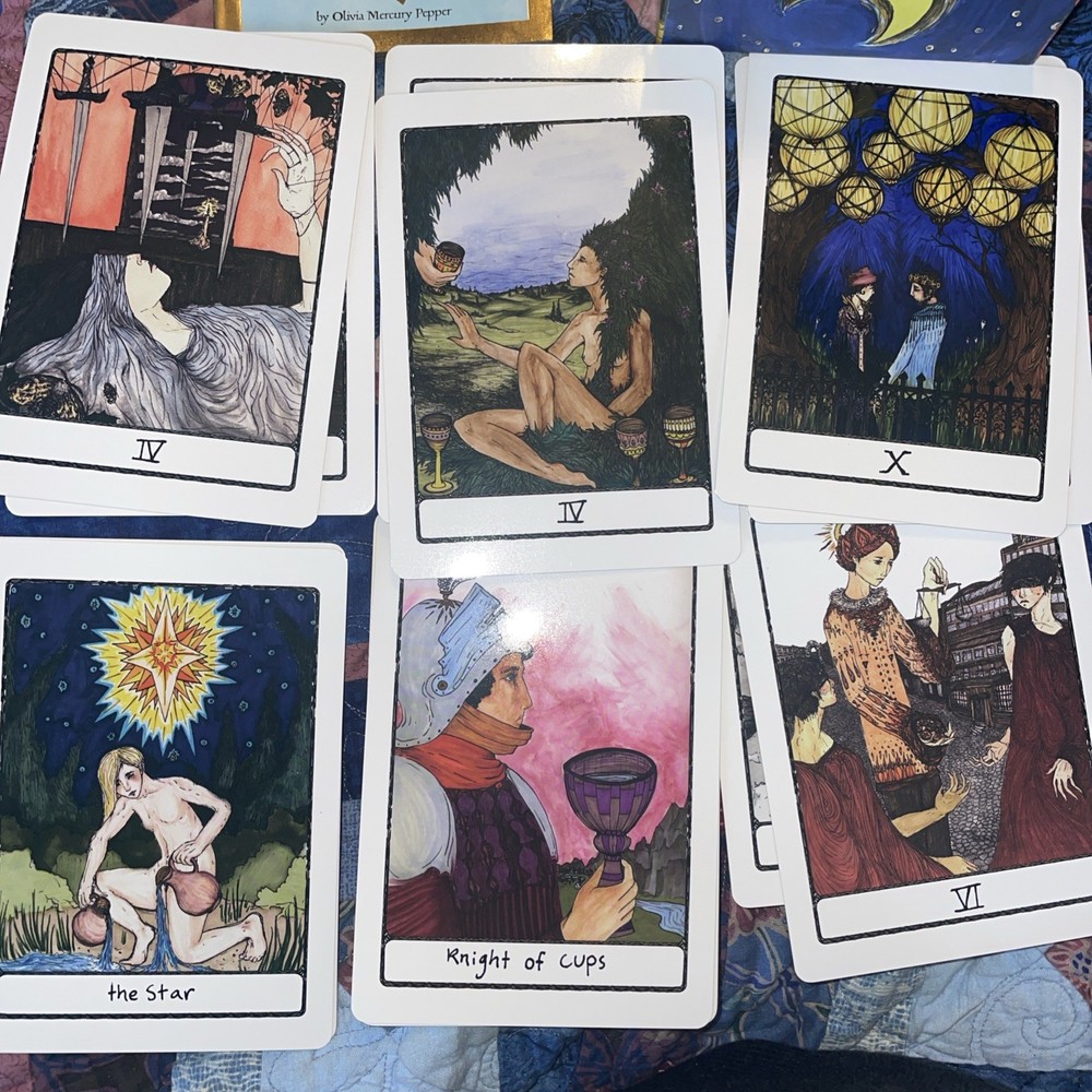 The Efflorescent Tarot By Olivia Mercury Pepper Indie Deck