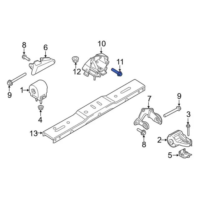 Genuine Ford Automatic Transmission Mount Bolt W711140-S901