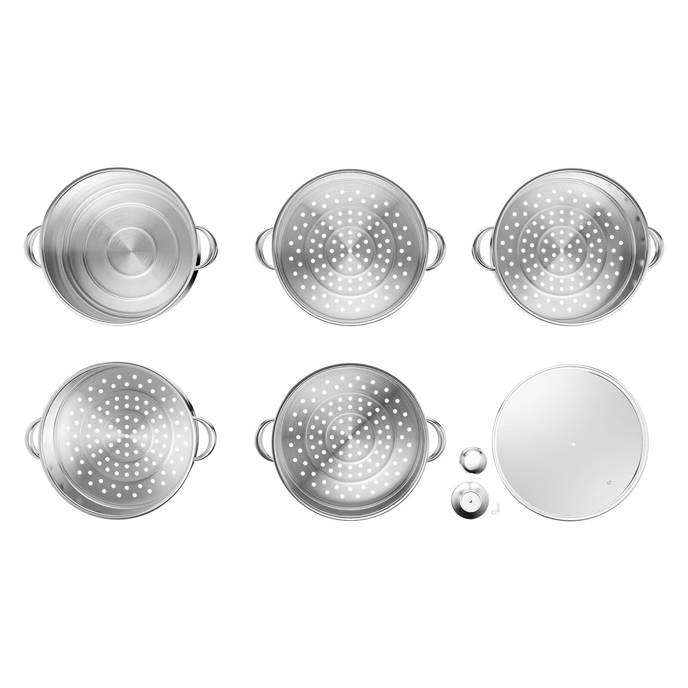 5 Layers 28cm Pot Steamer Multi-Layer Cookware Pot Cookware Stainless Steel Pot