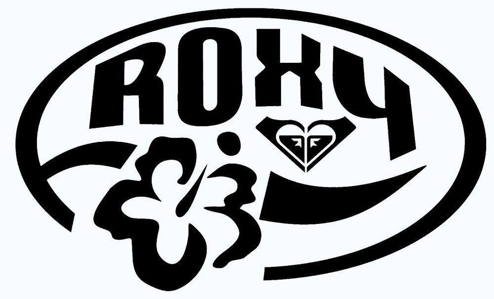 Roxy Surf Vinyl Decal Sticker 150mm wide