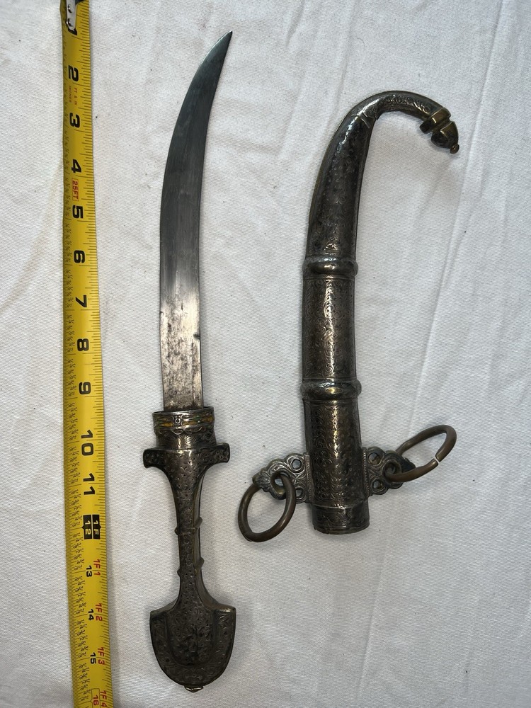 Moroccan Dagger with Ornate Scabbard