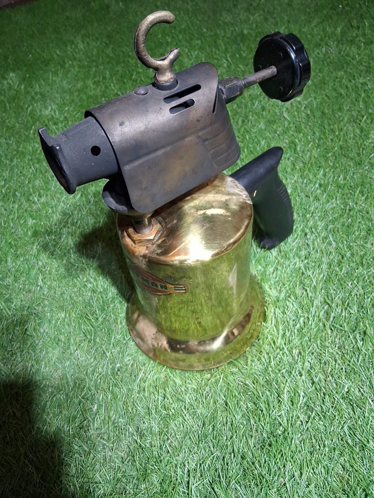 Vintage 1940's Brass Craftsman Blowtorch Plastic Handle