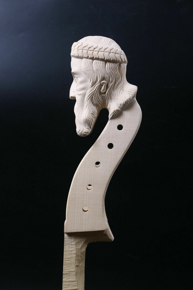 5string Advanced Hand-Carving 4/4 Cello neck Maple wood Cello Accessories