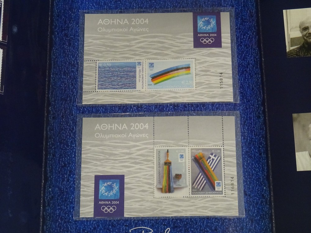 Greece 2004 Olympic Stamps Official Book