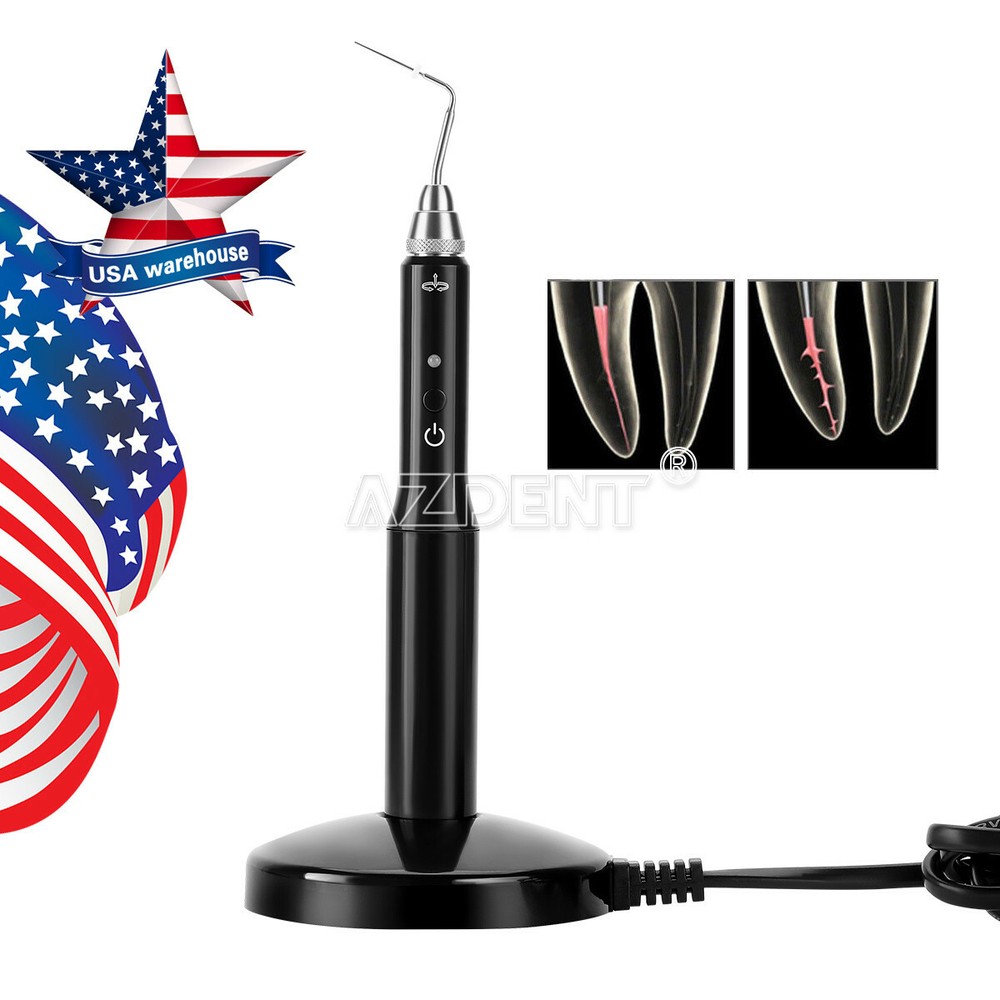 Dental Gutta Percha Obturation System Endo Heated Pen Wireless Eododontic+2 Tips