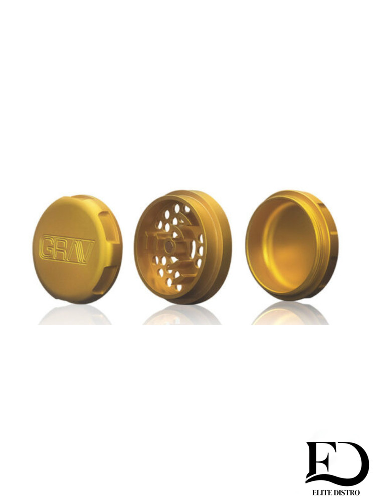 Grav Grinder - 3 Pieces - Midnight Blue -Herb grinder!