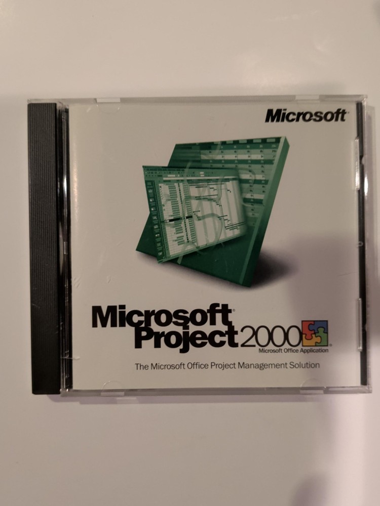 Microsoft Project 2000 CD - WITH PRODUCT KEY