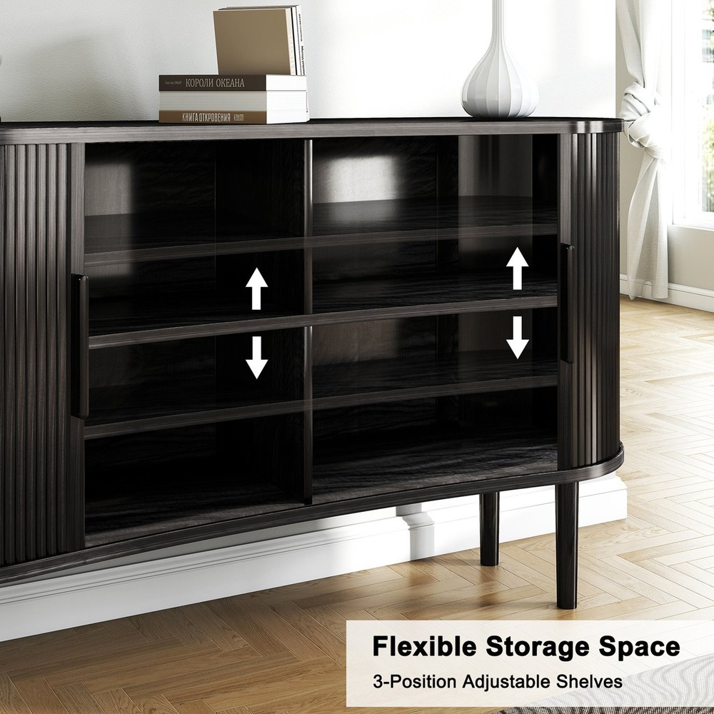 1.4M Long Modern Sideboard With Doors For Kitchen Storage NFUK