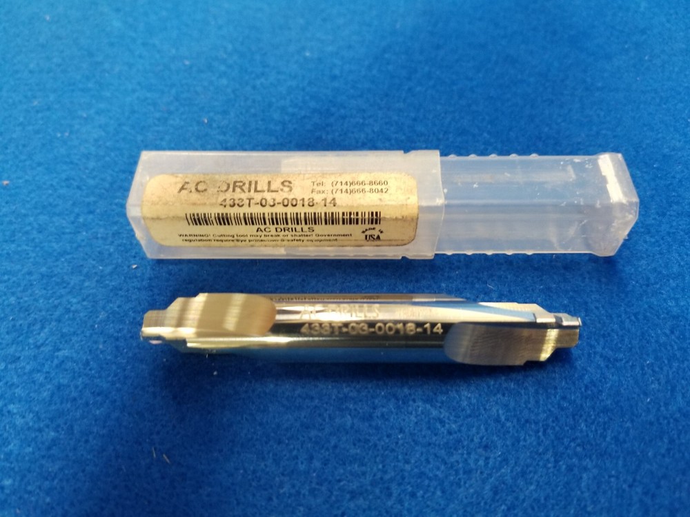 AC Drills Form Tool 433T-03-0018-14