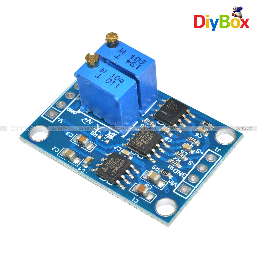 AD620 Microvolt MV Voltage Amplifier Signal Instrumentation Module Board