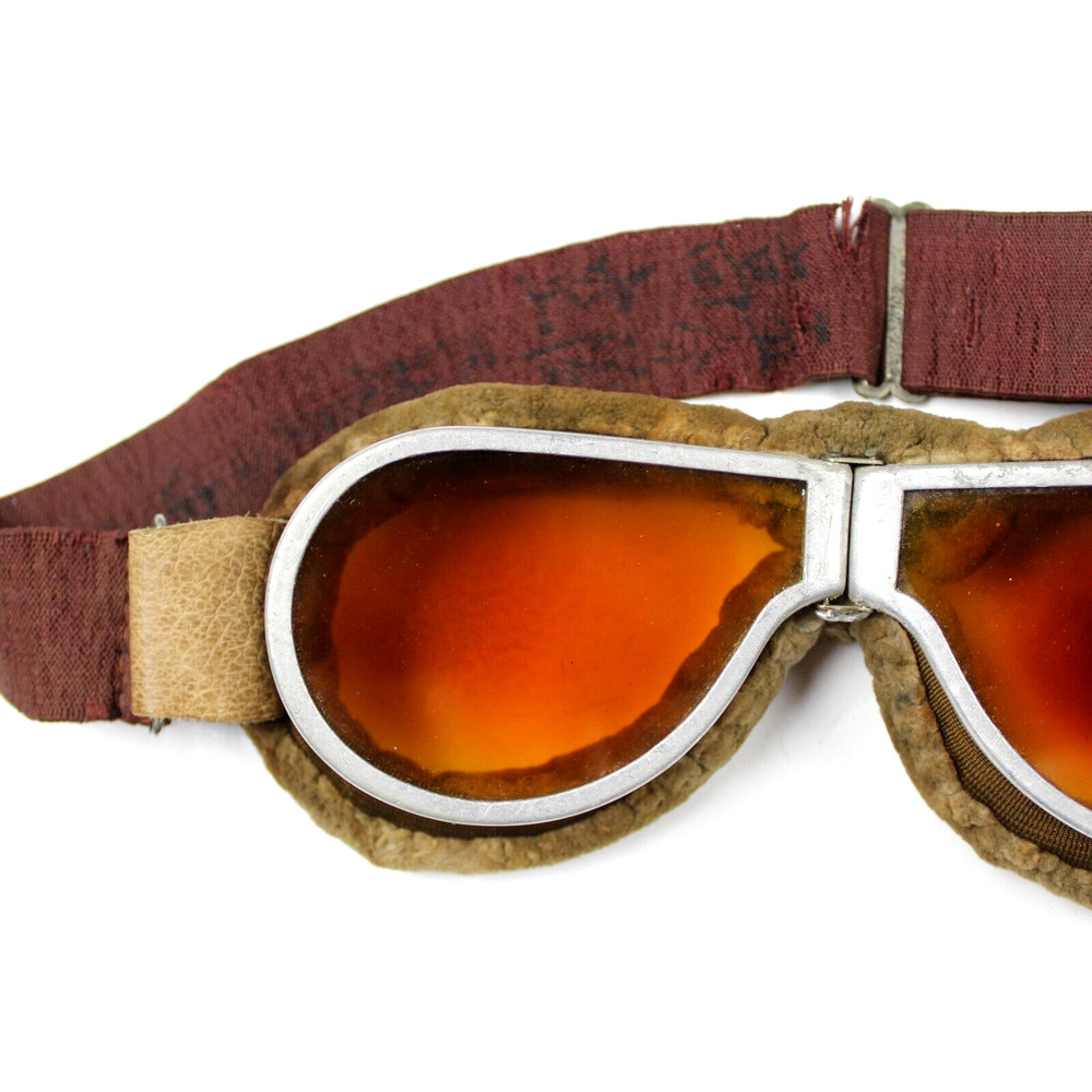 WW2 IMPERIAL JAPANESE NAVY IJN NAVAL AVIATOR PILOT 1925 PATTERN GOGGLES GLASSE