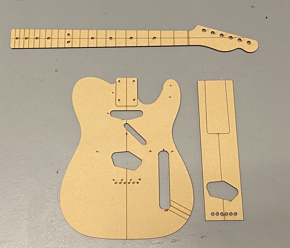 Classic Telecaster Luthier Routing/Building Templates