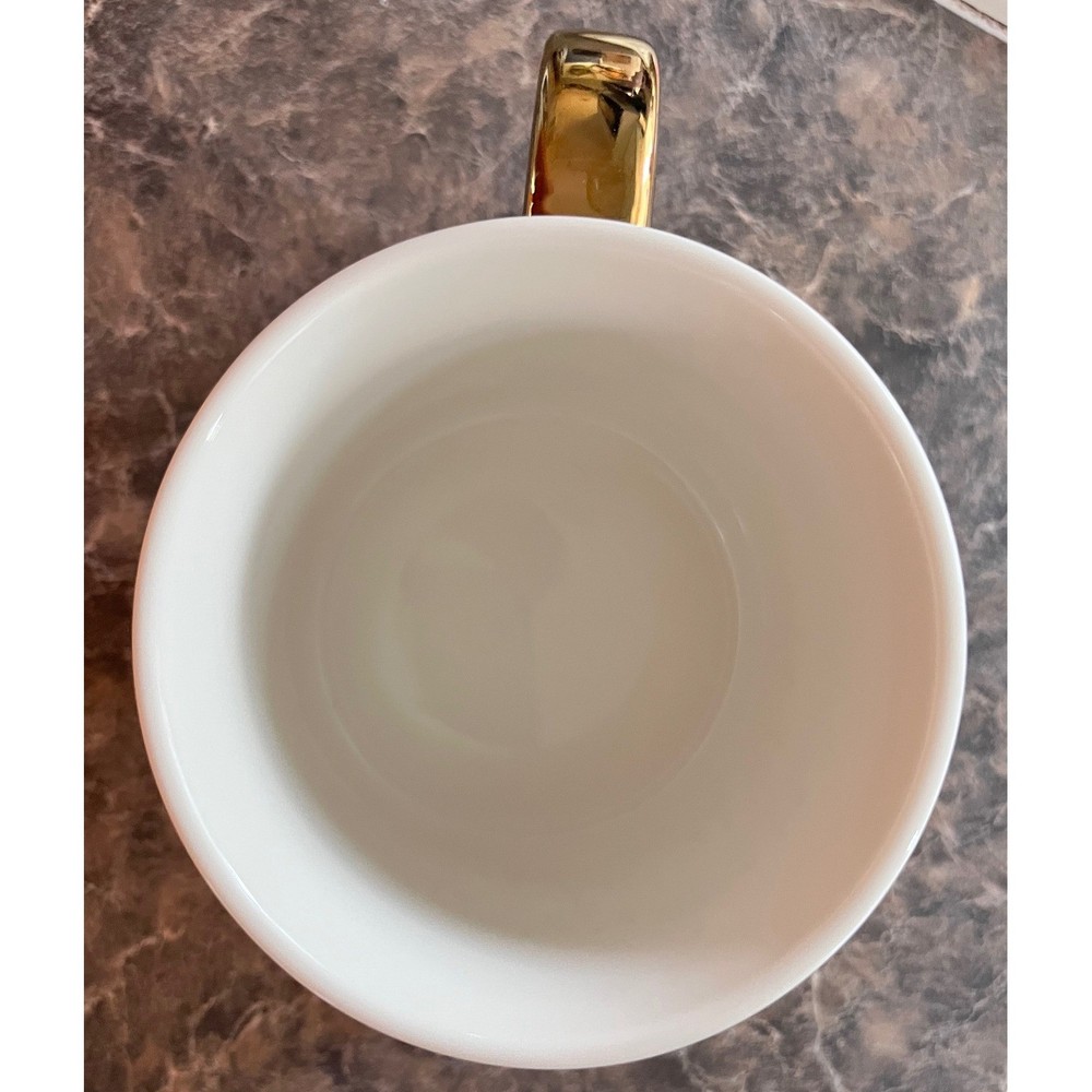 Opal House Monogram "T" Mug floral mug
