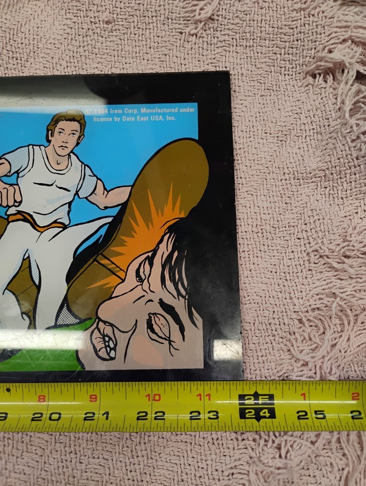 1984 Data East Kung Fu Masters ORIGINAL ARCADEMarquee