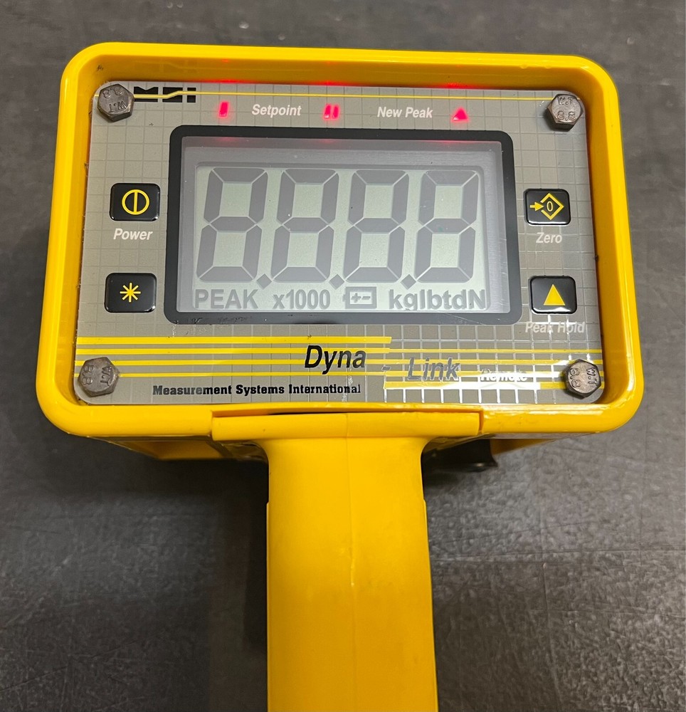 MSI Dyna-Link MSI-7200 Maximum Capacity 1000 lbs/500 Kg Digital Dynamometer