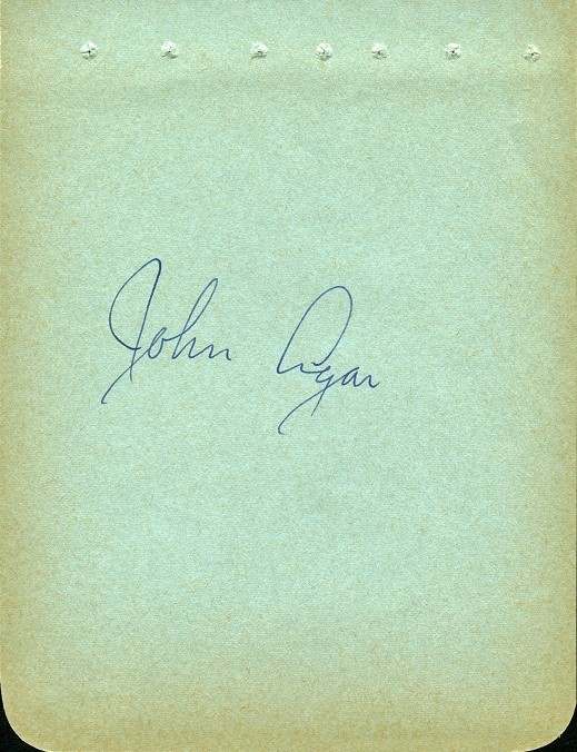 Vintage JOHN AGAR Autograph - 1958