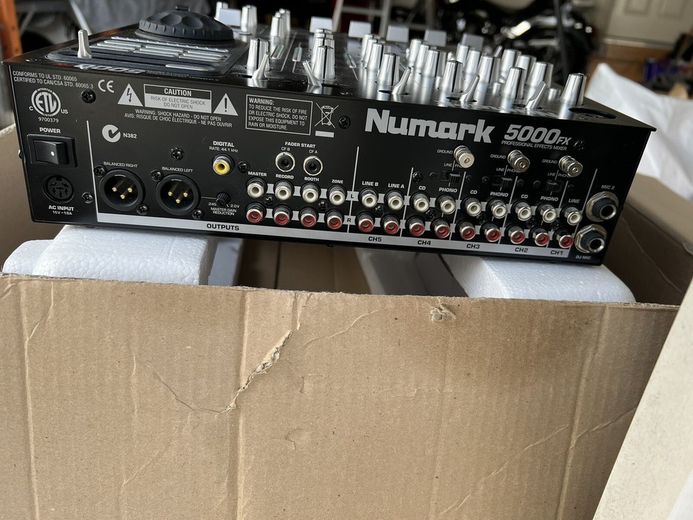 Numark 5000FX 5 channel professional effects dj mixer