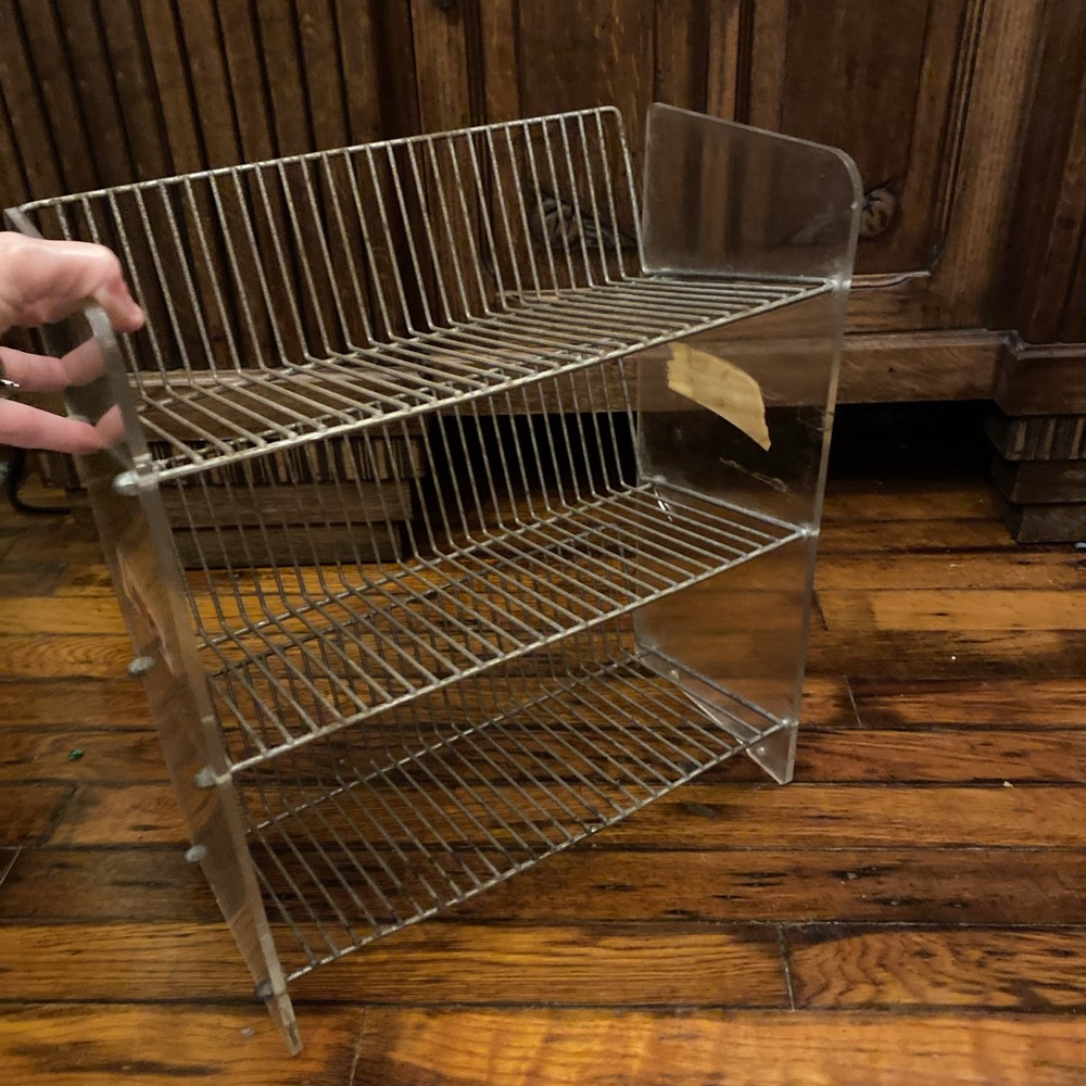 Vintage Lance Snacks Wire Display Rack 8x15x17"