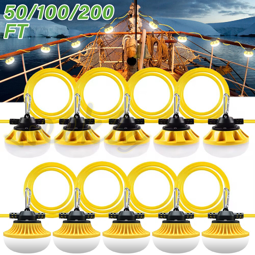 Super Bright Construction String Light Industrial Grade Work Light US Shipping