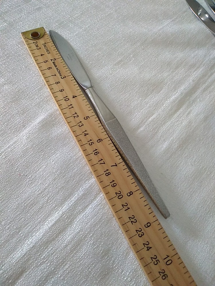 37 Towle Shape Pattern Burnished Handle Teaspoons Salad Dinner Forks Knives Set