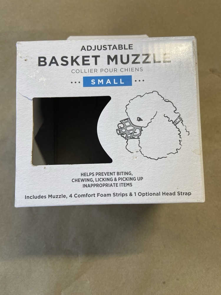 Top Paw Training Adjustable Dog/Canine Basket Muzzle (Small)