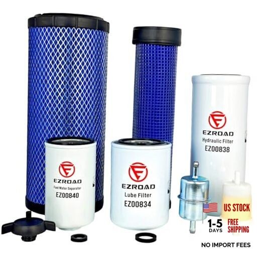 Maintenance Filter Kit Compatible with Case 60XT 40XT 85XT 75XT Skid Steer