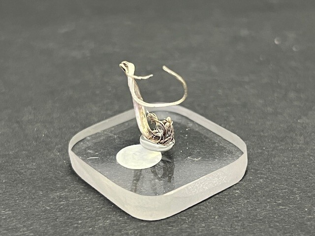 RARE THUMBNAIL SIZED SILVER WIRE SPECIMEN,KEELEY-FRONTIER MINE, ONTARIO,CANADA