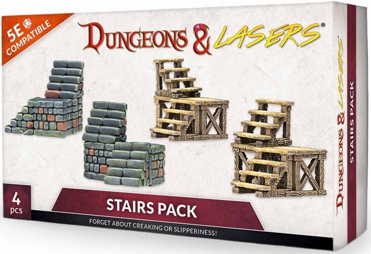 Dungeons & Lasers: Expansion Set - Stairs Pack