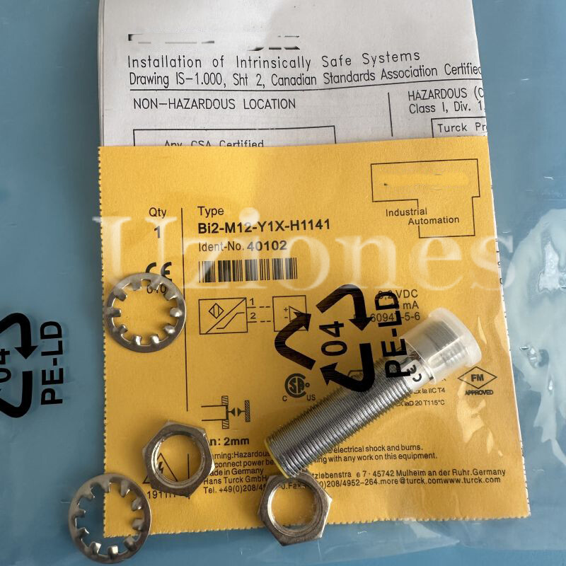 For Turck BI2-M12-Y1X-H1141 Proximity Sensor Switch BI2M12Y1XH1141 8.2VDC 4-Pins