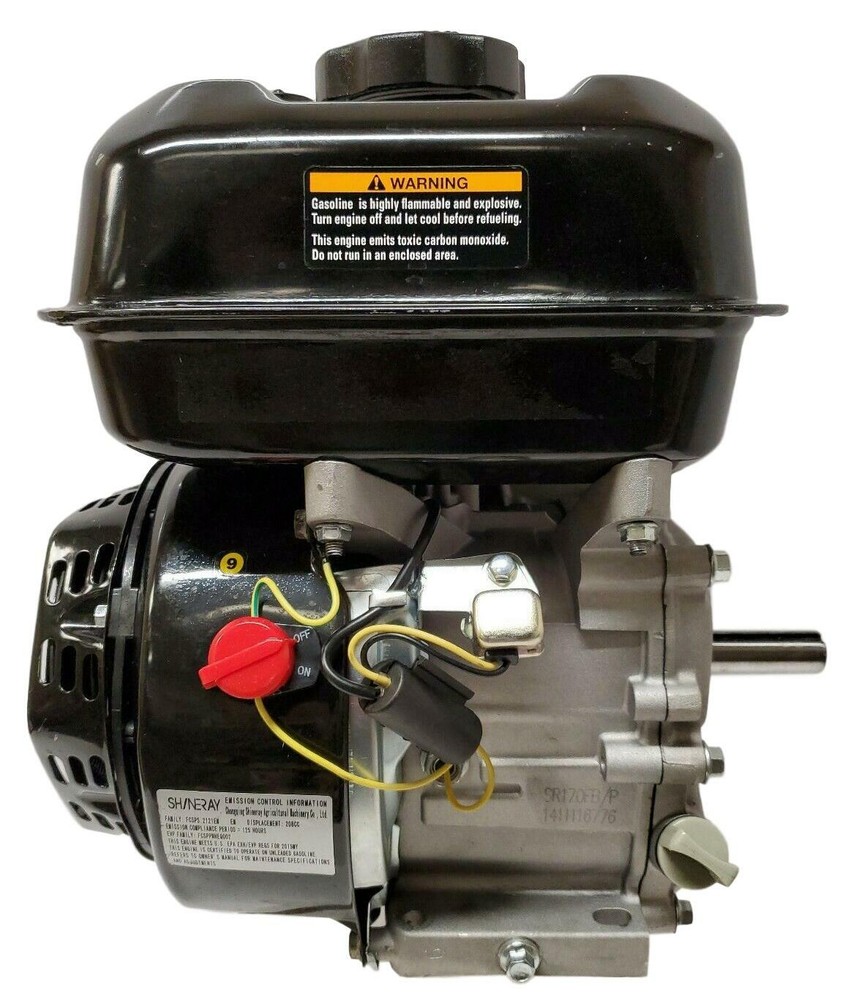 Simpson 6.5HP Multi Purpose Engine 3/4" Shaft Horizontal Shaft SR170FB - 208CC