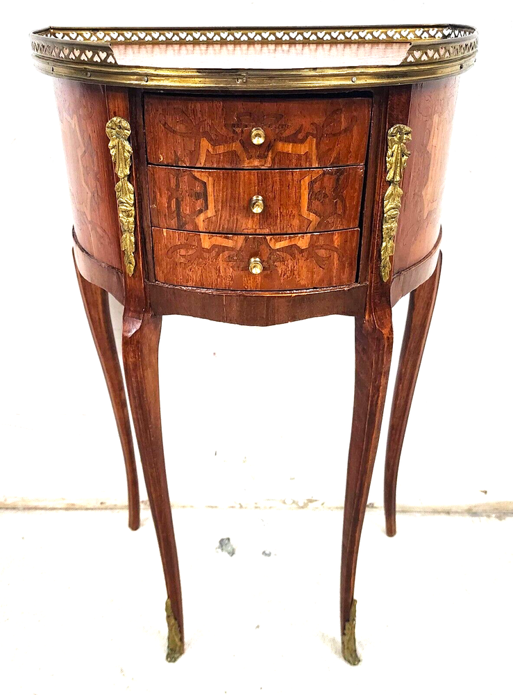 French Side Table Louis XV Ormolu Mounts
